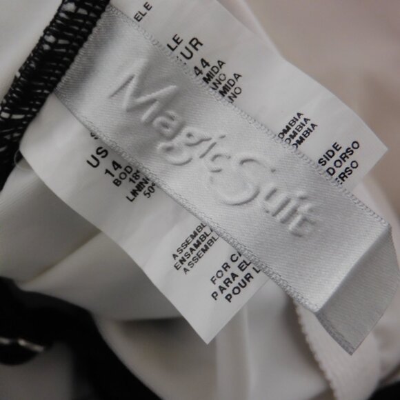 NEW Magicsuit womens Estilo one piece swimsuit Purple Tummy Control Rouching 14 - Picture 7 of 9